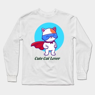 cute cat lover Long Sleeve T-Shirt